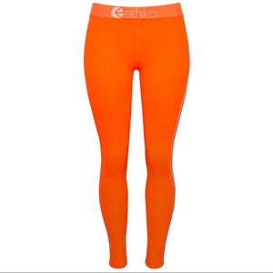 NWT Neon Orange ETHIKA SubZero Tights/Leggings!